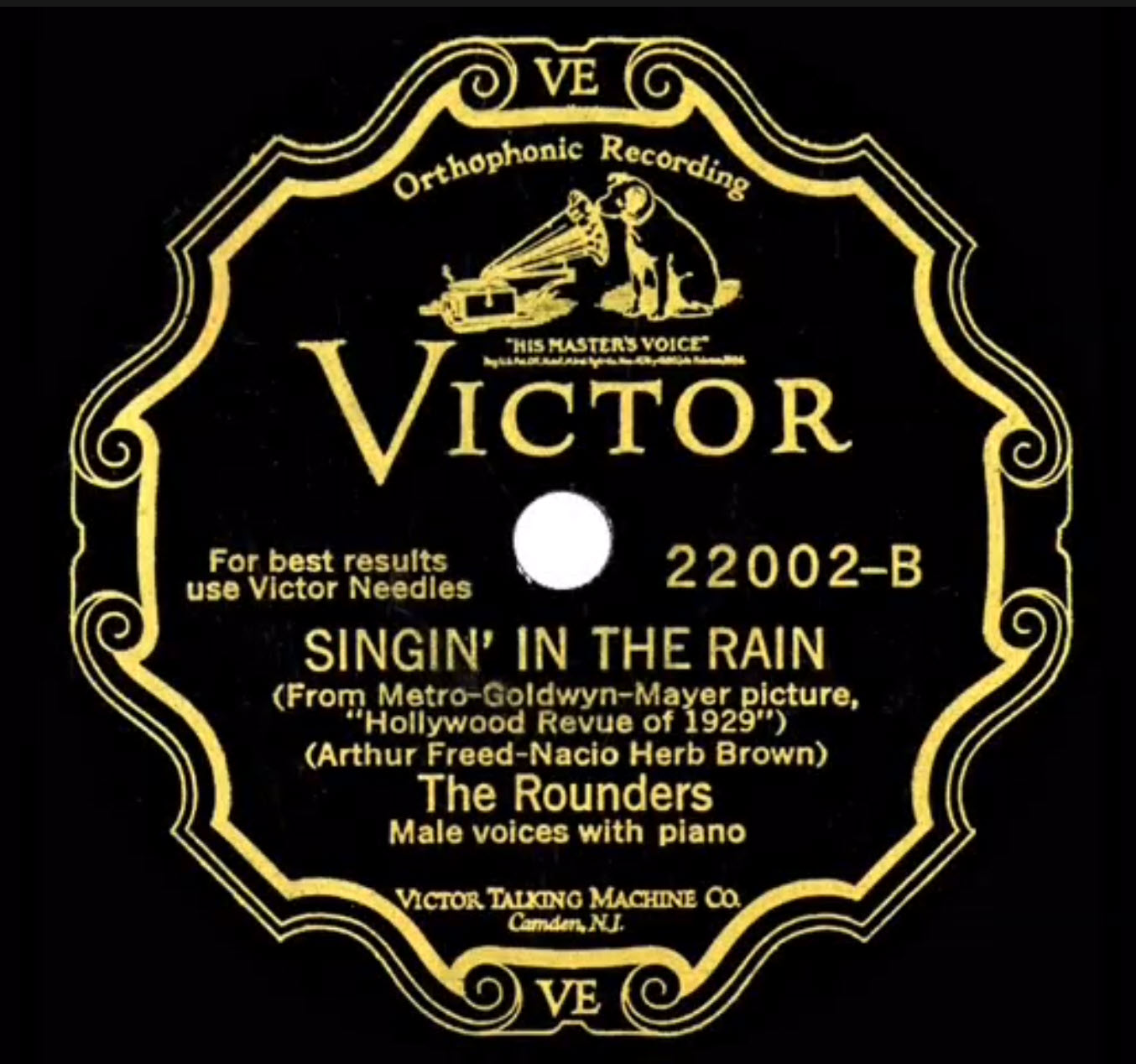 Singin' in the Rain The Rounders Label Singin' in the Rain The Rounders