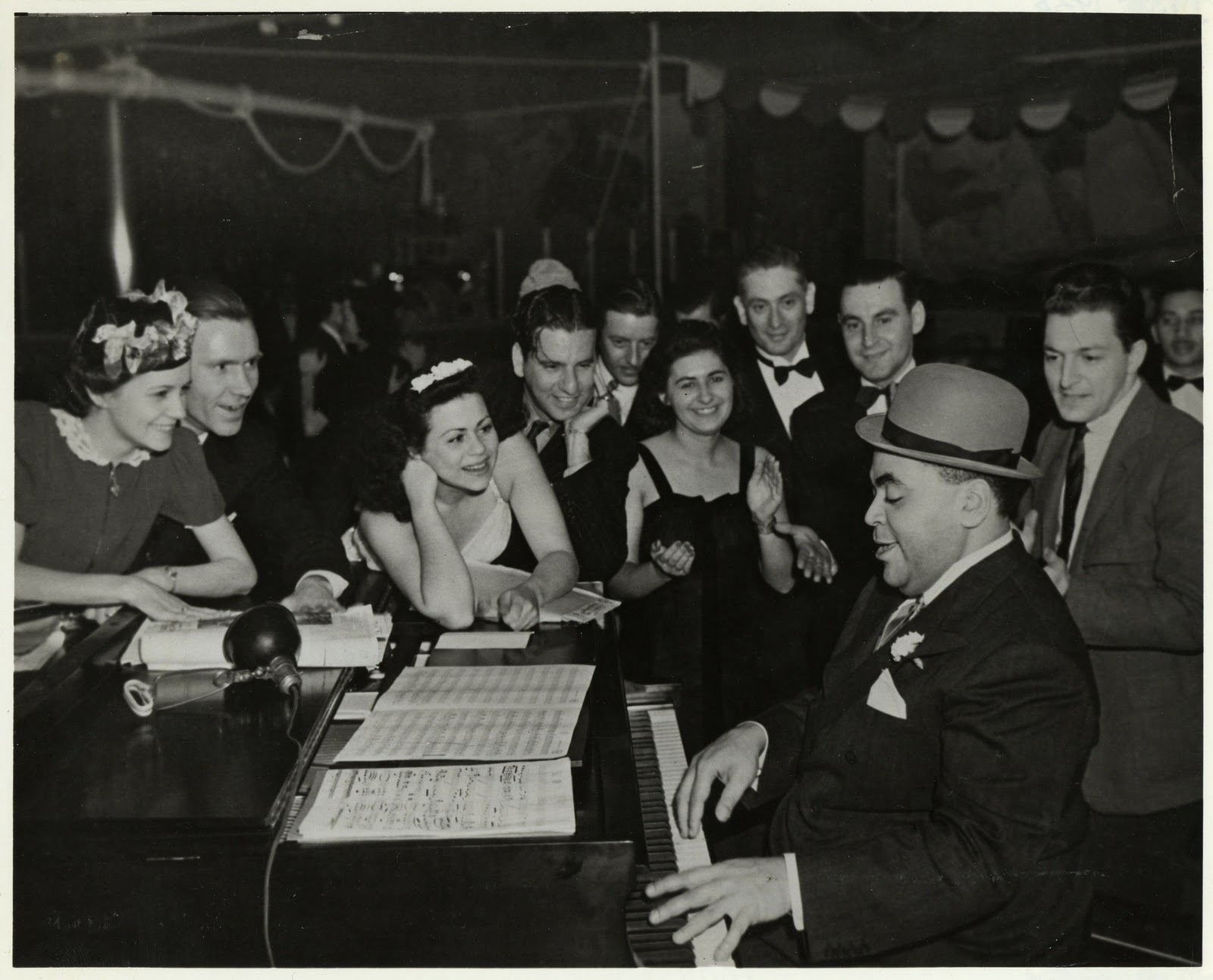 Fats Waller at the Yacht Club NYC October 1938