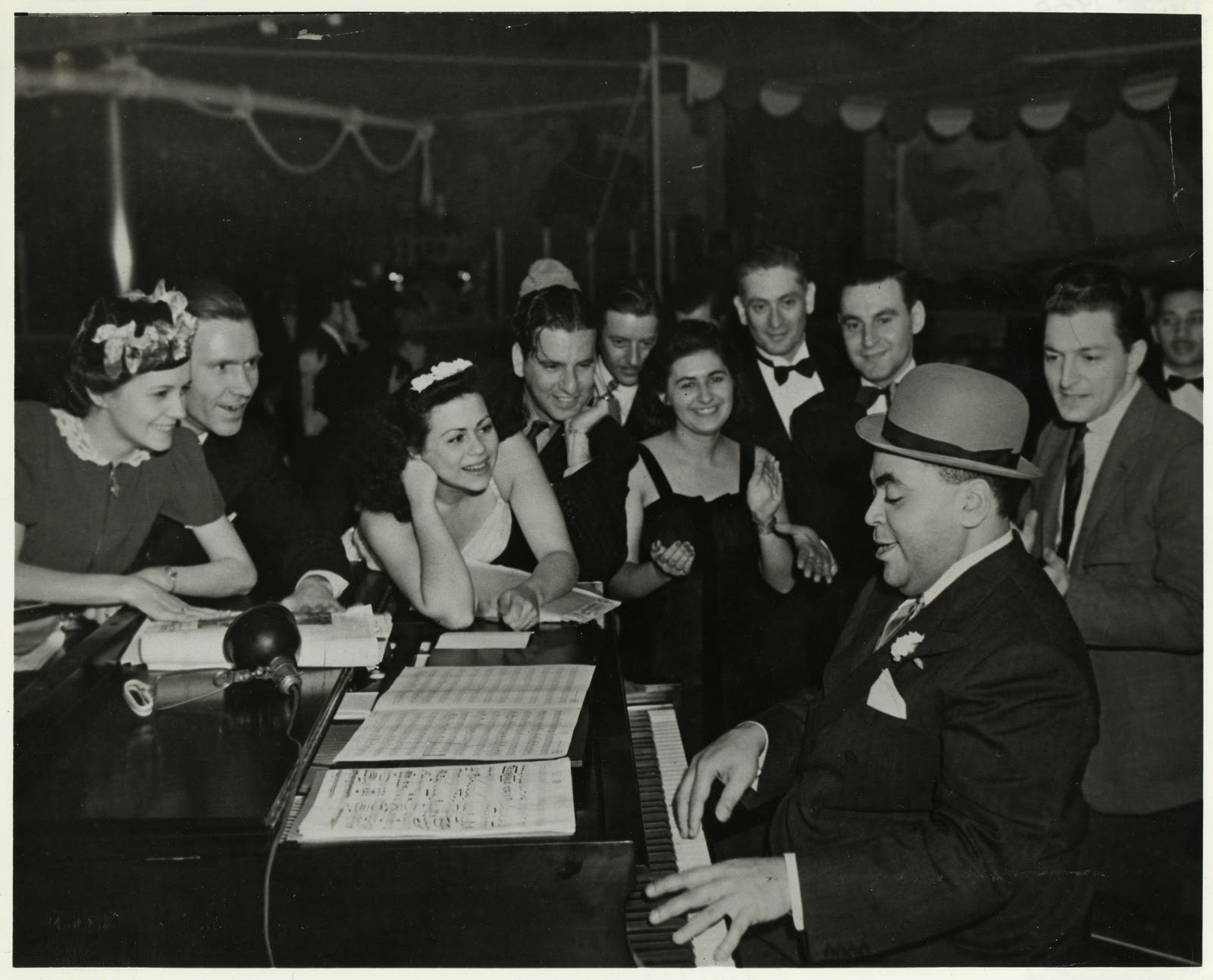 Fats Waller Yacht Club NYC October 19381014 Fats Waller at the Yacht Club NYC October 1938