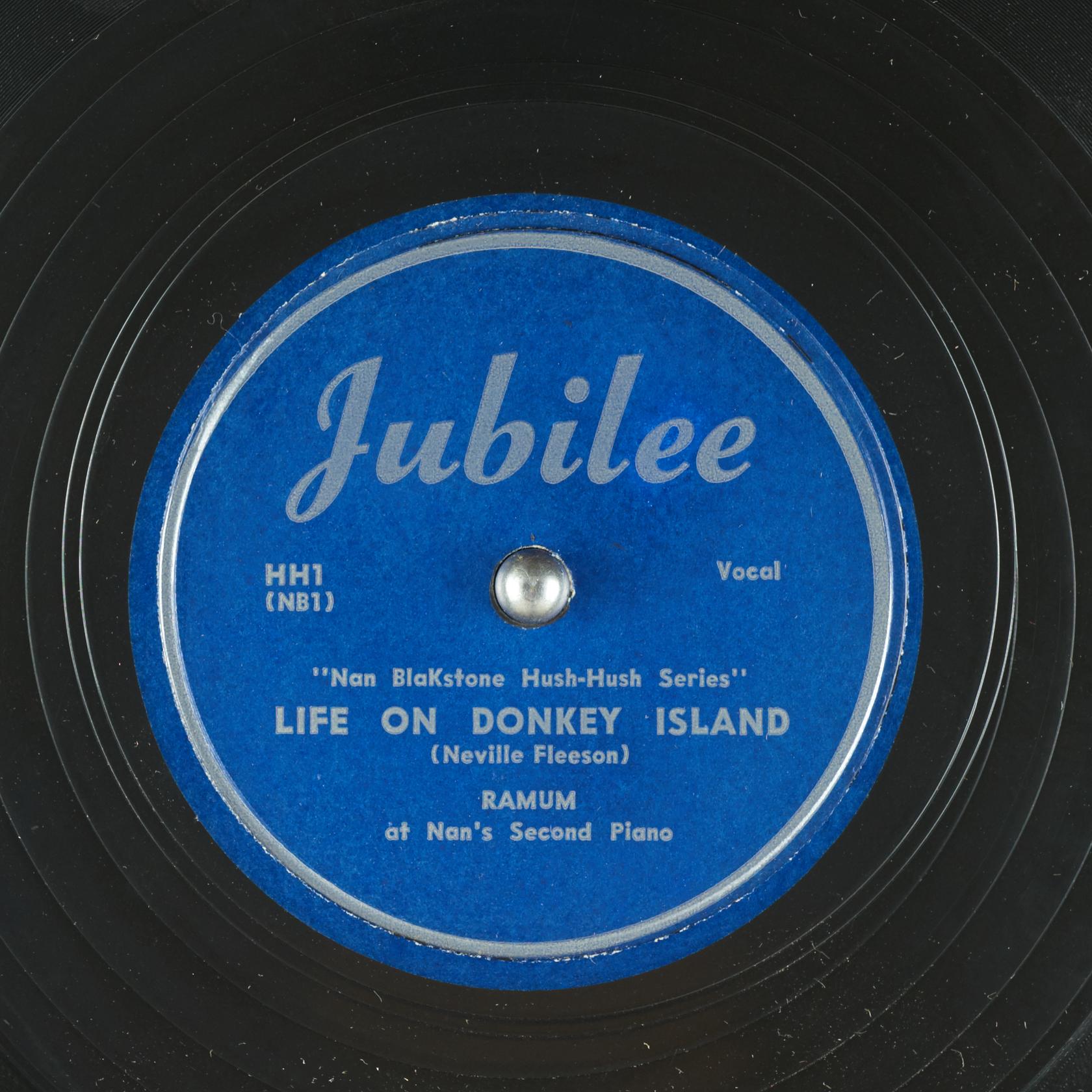 Life On Donkey Island Nan Blackstone Label Jubilee Blakstone Life On DOnkey Island Nan Blackstone BlaKstone