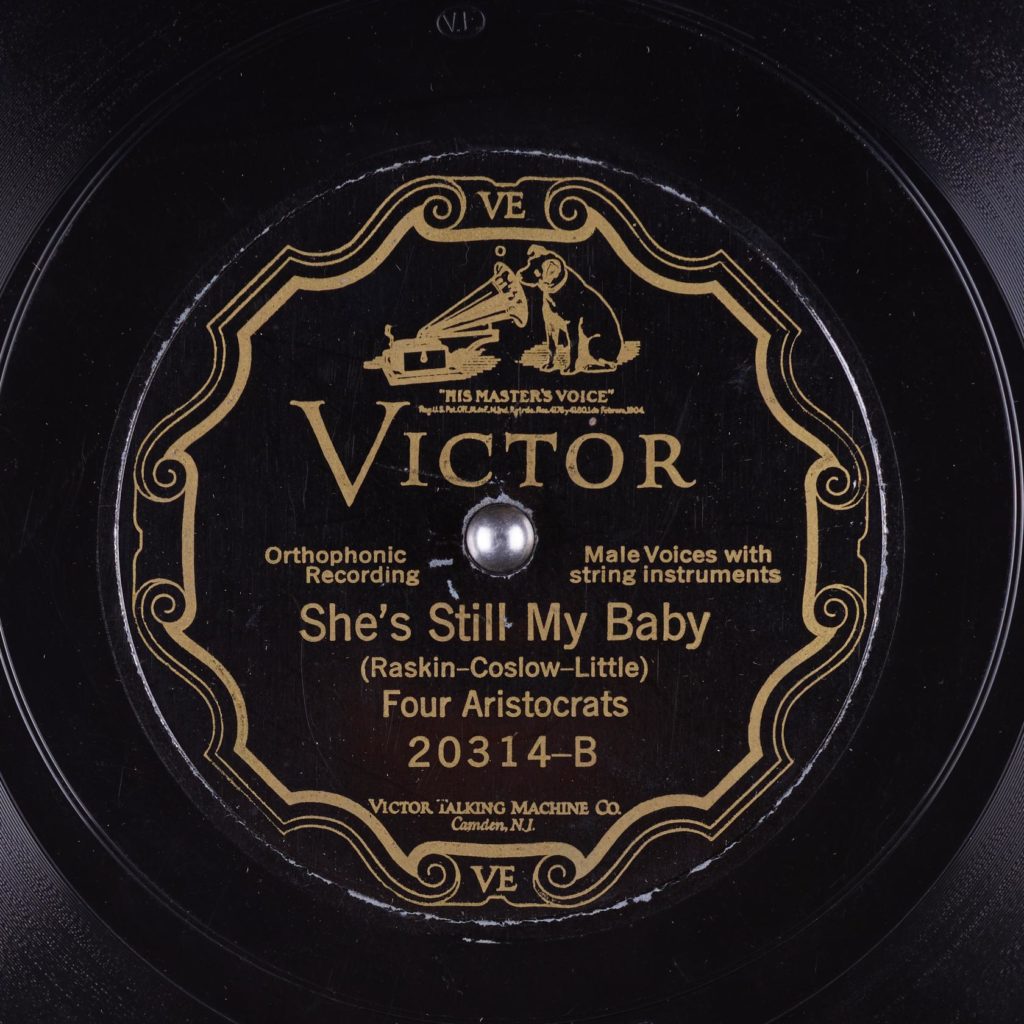 shes stil -my baby four aristocrats label She's Still My Baby - Four Aristocrats