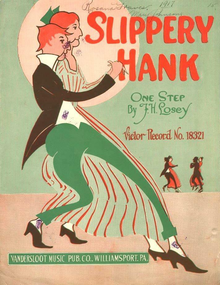 Slippery Hank Sheet Music Cover Frank Losey