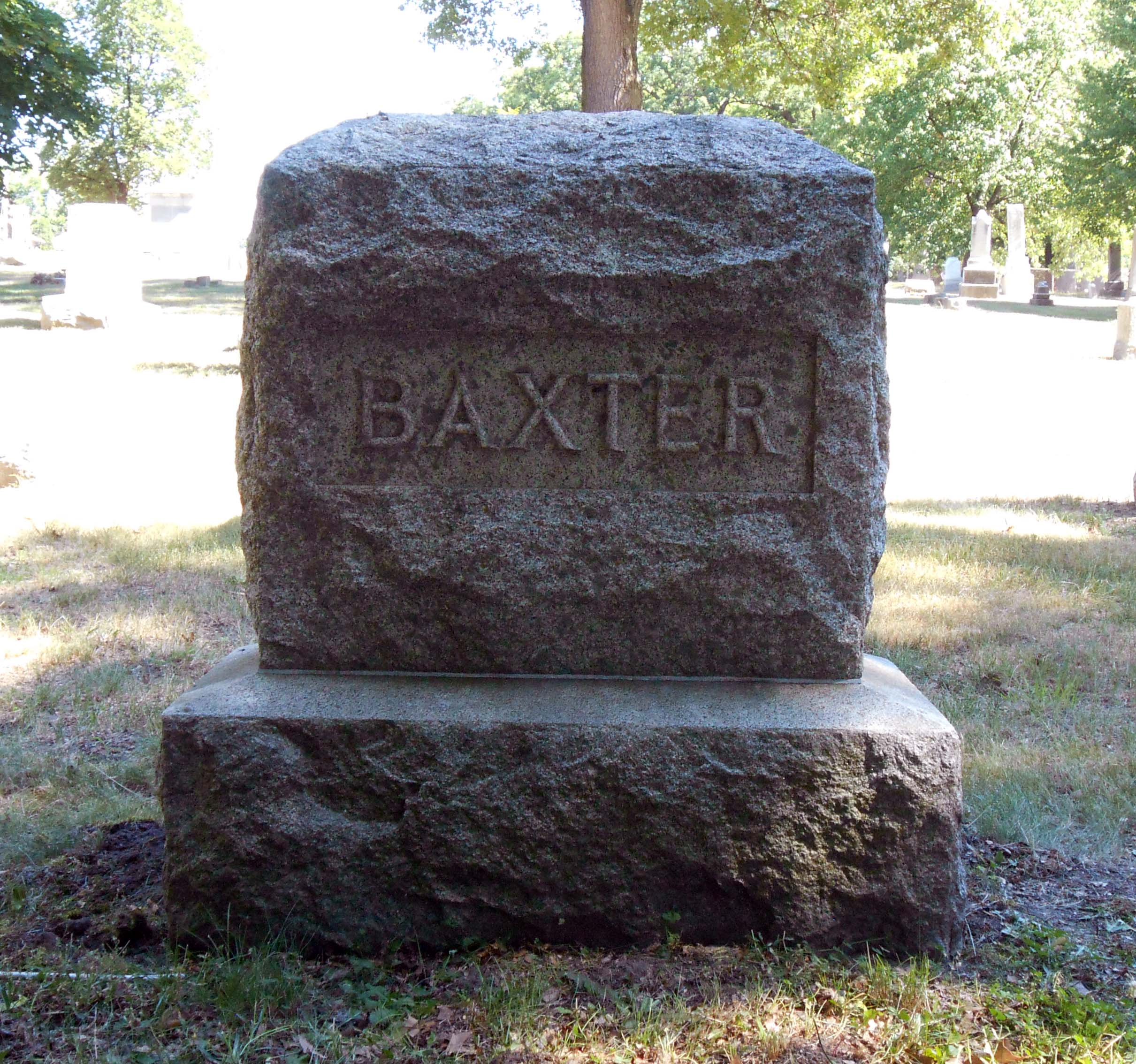 Baxter Family Grave Marker