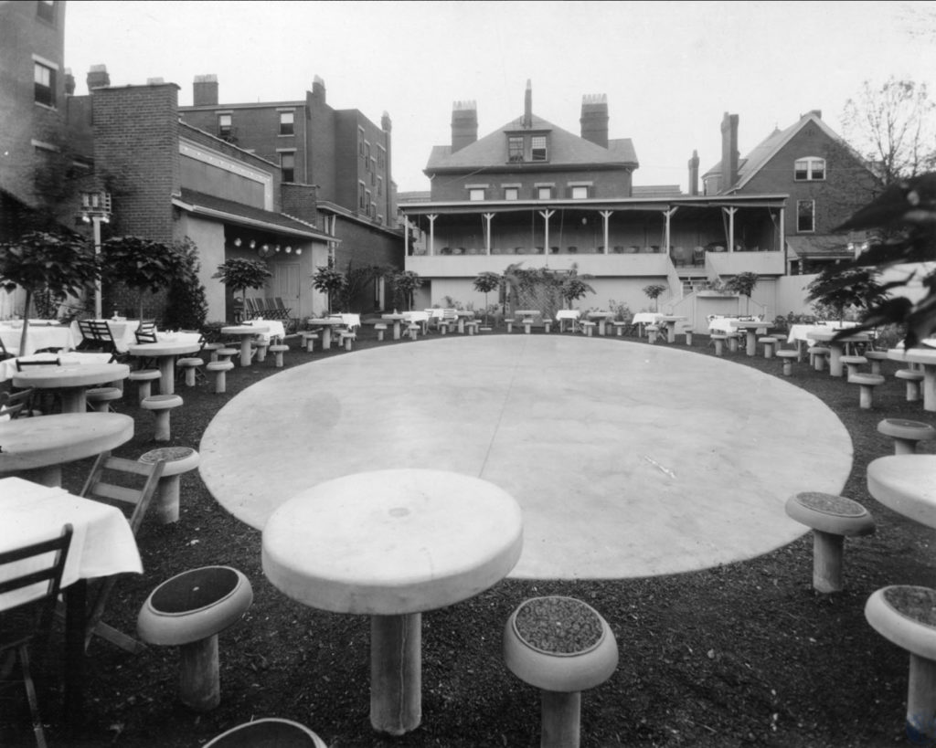 Toad Stool Inn, Cincinnati, Ohio, Outdoor Dance Floor 1924