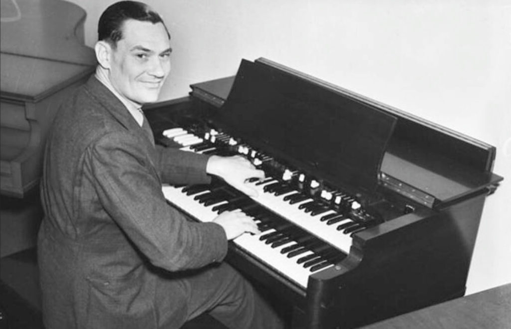 Vernon Geyer at the Hammond A Electric Organ
